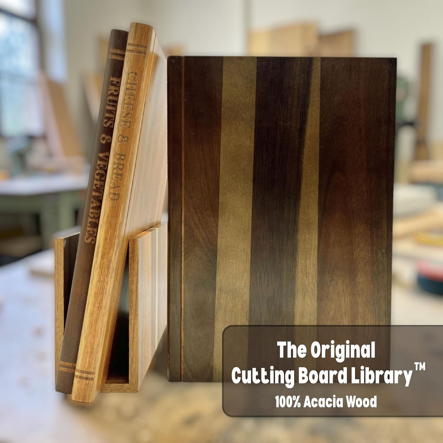 Wooden Cutting Board Set - Readers Collection