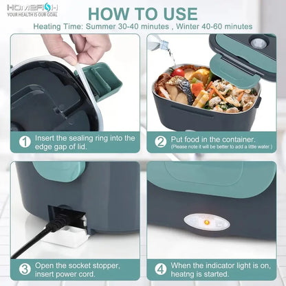 Portable Electric Food Warmer Lunch Box