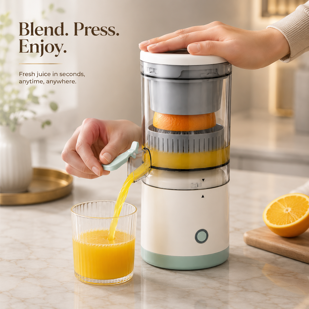 Personal Portable Smoothie Blender with USB Charging